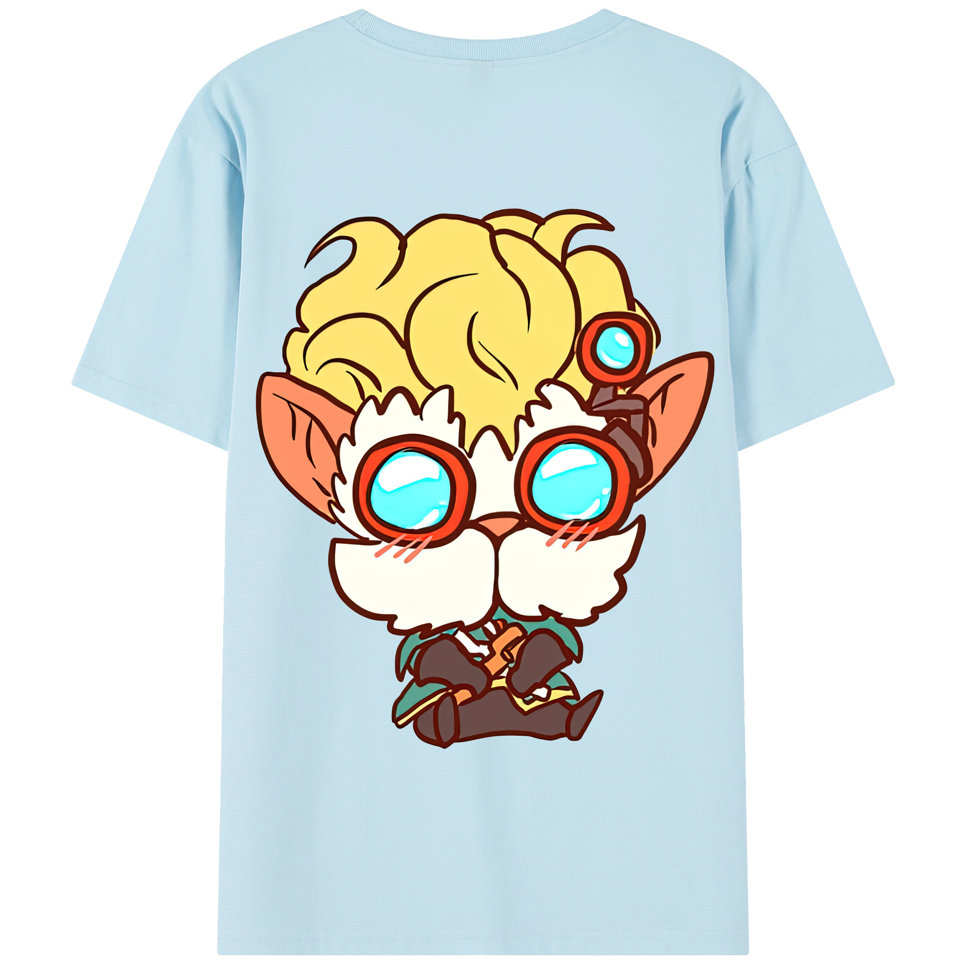 リーグ・オブ・レジェンド League of Legends LOL 綿100％半袖Tシャツ（背面プリント）